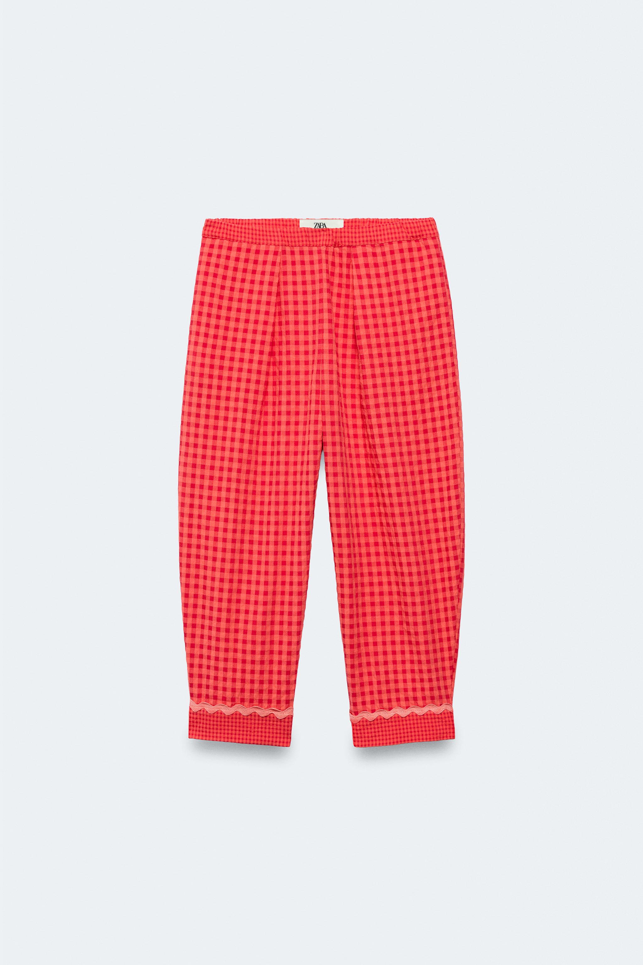 2-14 YEARS/ LIMITED EDITION GINGHAM CHECK PANTS